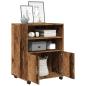 Preview: Rollschrank Altholz-Optik 60x48x81 cm Holzwerkstoff