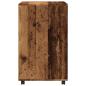 Preview: Rollschrank Altholz-Optik 60x48x81 cm Holzwerkstoff