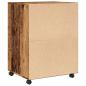 Preview: Rollschrank Altholz-Optik 60x48x81 cm Holzwerkstoff