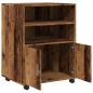 Preview: Rollschrank Altholz-Optik 60x48x81 cm Holzwerkstoff