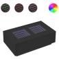 Preview: Couchtisch mit Infinity-LED Schwarz 116x69x40 cm