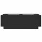 Preview: Couchtisch mit Infinity-LED Schwarz 116x69x40 cm