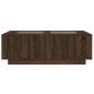 Preview: Couchtisch mit Infinity-LED Braun Eichen-Optik 116x69x40 cm