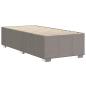 Preview: Bettgestell Taupe 90x190 cm Stoff