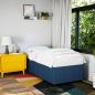 Preview: ARDEBO.de - Bettgestell Blau 100x200 cm Stoff