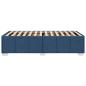 Preview: Bettgestell Blau 100x200 cm Stoff
