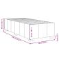 Preview: Boxspringbett mit Matratze Taupe 90x190 cm Stoff