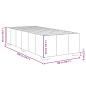 Preview: Boxspringbett mit Matratze Taupe 100x200 cm Stoff