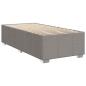 Preview: Boxspringbett mit Matratze Taupe 100x200 cm Stoff
