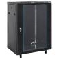 Preview: ARDEBO.de - 15U Netzwerkschrank 19" IP20 Schwarz 53x40x80 cm