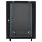 Preview: 15U Netzwerkschrank 19" IP20 Schwarz 53x40x80 cm