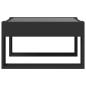 Preview: Couchtisch mit Infinity-LED Schwarz 50x53x30 cm