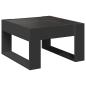 Preview: Couchtisch mit Infinity-LED Schwarz 50x53x30 cm
