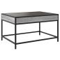 Preview: Couchtisch mit Infinity-LED Grau Sonoma 70x50x41 cm