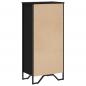 Preview: Bücherregal Schwarz 50x31x106 cm Holzwerkstoff