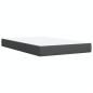 Preview: Boxspringbett mit Matratze Dunkelgrau 120x190 cm Stoff