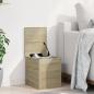 Preview: Truhe Sonoma-Eiche 30x35x35 cm Holzwerkstoff