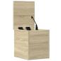 Preview: Truhe Sonoma-Eiche 30x35x35 cm Holzwerkstoff