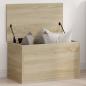 Preview: ARDEBO.de - Truhe Sonoma-Eiche 60x35x35 cm Holzwerkstoff