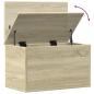 Preview: Truhe Sonoma-Eiche 60x35x35 cm Holzwerkstoff