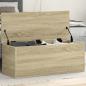 Preview: ARDEBO.de - Truhe Sonoma-Eiche 90x35x35 cm Holzwerkstoff