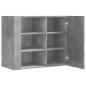 Preview: Wandregal Betongrau 75x35x60 cm Holzwerkstoff