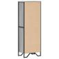 Preview: Bücherregal Grau Sonoma 50x31x137,5 cm Holzwerkstoff