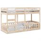 Preview: ARDEBO.de - Etagenbett 80x200 cm Massivholz Kiefer