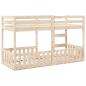 Preview: Etagenbett 80x200 cm Massivholz Kiefer