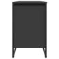 Preview: Schuhregal Schwarz 90x38x61,5 cm Holzwerkstoff