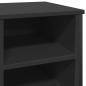 Preview: Schuhregal Schwarz 90x38x61,5 cm Holzwerkstoff