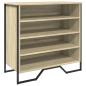 Preview: Schuhregal Sonoma-Eiche 80x38x78 cm Holzwerkstoff
