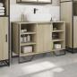 Preview: Waschbeckenunterschrank Sonoma-Eiche 91x35x60 cm Holzwerkstoff
