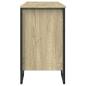 Preview: Waschbeckenunterschrank Sonoma-Eiche 91x35x60 cm Holzwerkstoff