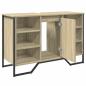 Preview: Waschbeckenunterschrank Sonoma-Eiche 91x35x60 cm Holzwerkstoff