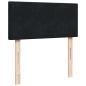 Preview: Boxspringbett mit Matratze Schwarz 90x200 cm Samt