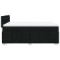 Preview: Boxspringbett mit Matratze Schwarz 140x200 cm Stoff
