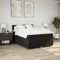 Preview: Boxspringbett mit Matratze Schwarz 140x200 cm Stoff