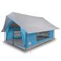 Preview: Campingzelt 5 Personen Blau Wasserdicht