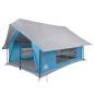 Preview: Campingzelt 5 Personen Blau Wasserdicht