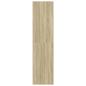 Preview: Kleiderschrank Sonoma-Eiche 100x50x200 cm Holzwerkstoff