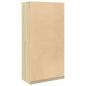 Preview: Kleiderschrank Sonoma-Eiche 100x50x200 cm Holzwerkstoff