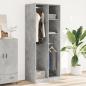Preview: Kleiderschrank Betongrau 80x50x200 cm Holzwerkstoff