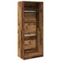 Preview: Kleiderschrank Altholz-Optik 80x50x200 cm Holzwerkstoff