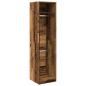 Preview: Kleiderschrank Altholz-Optik 50x50x200 cm Holzwerkstoff
