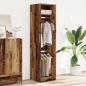 Preview: Kleiderschrank Altholz-Optik 50x50x200 cm Holzwerkstoff