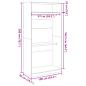 Preview: Kleiderschrank Artisan-Eiche 100x50x200 cm Holzwerkstoff