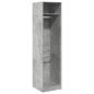 Preview: Kleiderschrank Betongrau 50x50x200 cm Holzwerkstoff