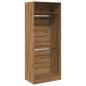 Preview: Kleiderschrank Artisan-Eiche 80x50x200 cm Holzwerkstoff