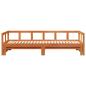 Preview: Tagesbett ohne Matratze Wachsbraun 90x200 cm Massivholz Kiefer